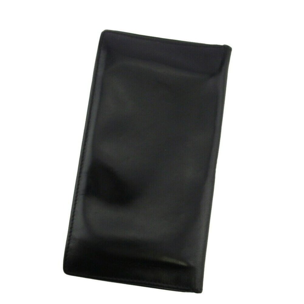 BVLGARI length wallet logo leather Authentic